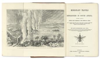 TRAVEL  LIVINGSTONE, DAVID. Missionary Travels and Researches in South Africa.  1857